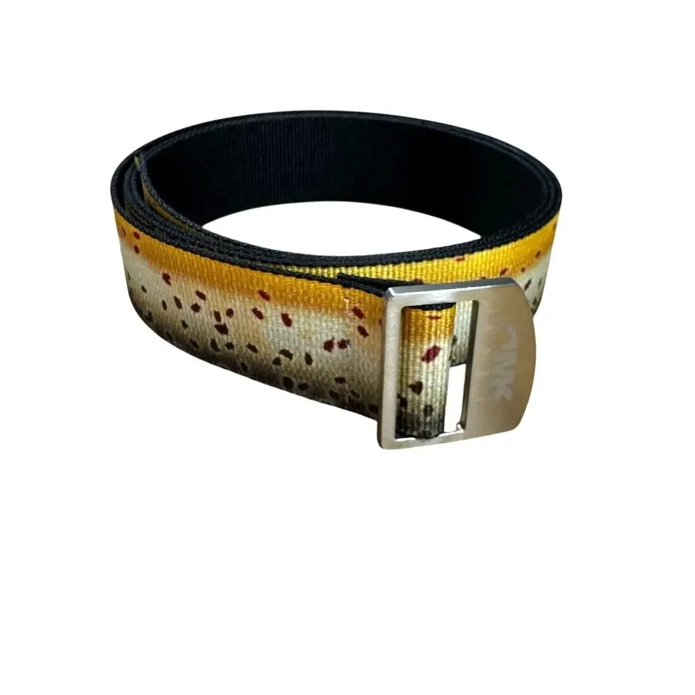 Mountain Khakis Trout Webbing Belt One Size O/S Outdoor Fishing Gorpcore